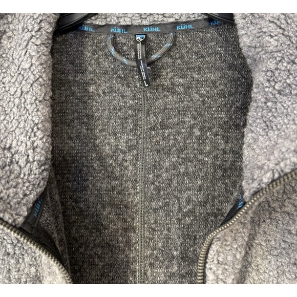 Kuhl Kozet Vest Women L  Wool Blend Sherpa Gray Outdoor  Adventure Gorpcore - Picture 3 of 7